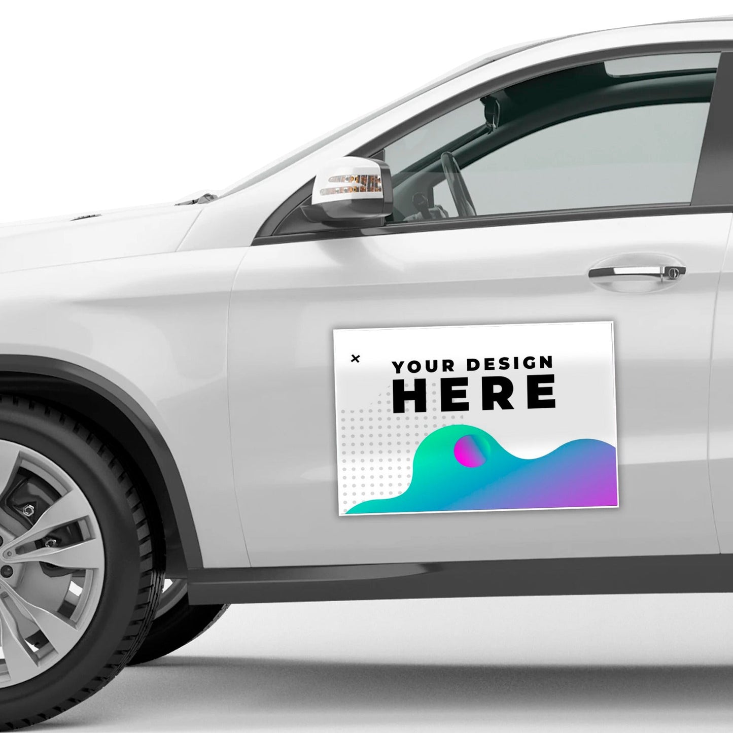 Square / Rectangle Car Door Decals