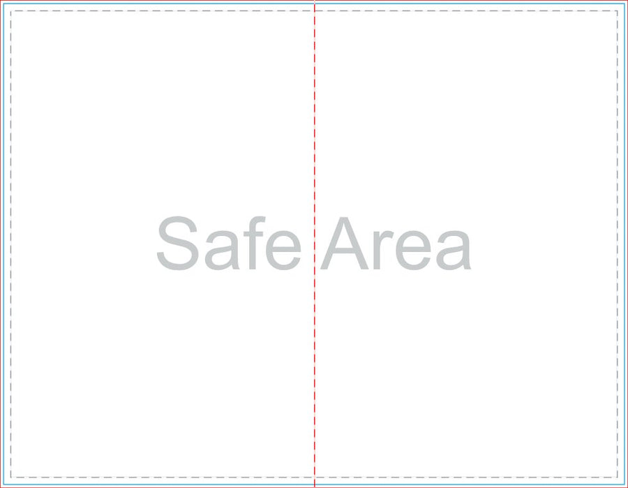 Template preview – 8.5" x 11" - Bi-Fold Brochure