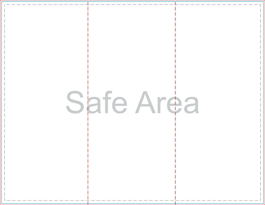 Template preview – 8.5" x 11" - Tri-Fold Brochure