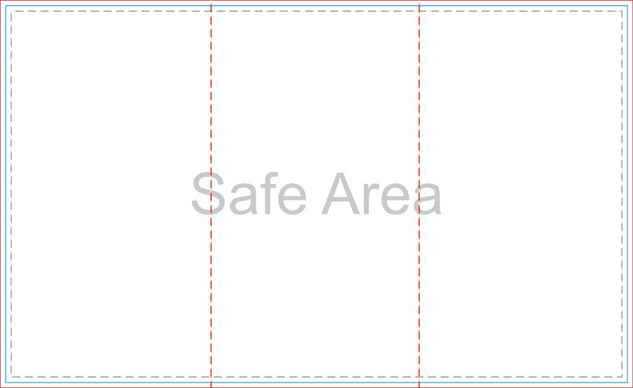 Template preview – 8.5" x 14" - Tri-Fold Brochure