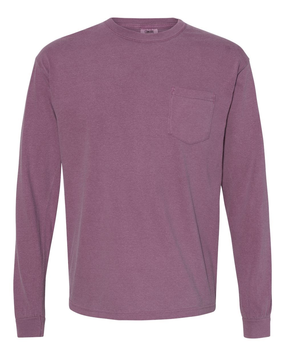 Comfort Colors - Unisex Garment-Dyed Heavyweight Long Sleeve Pocket T-Shirt - 4410