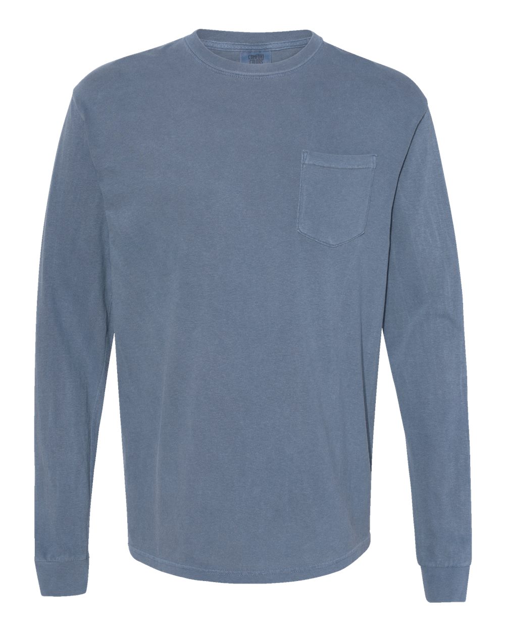 Comfort Colors - Unisex Garment-Dyed Heavyweight Long Sleeve Pocket T-Shirt - 4410