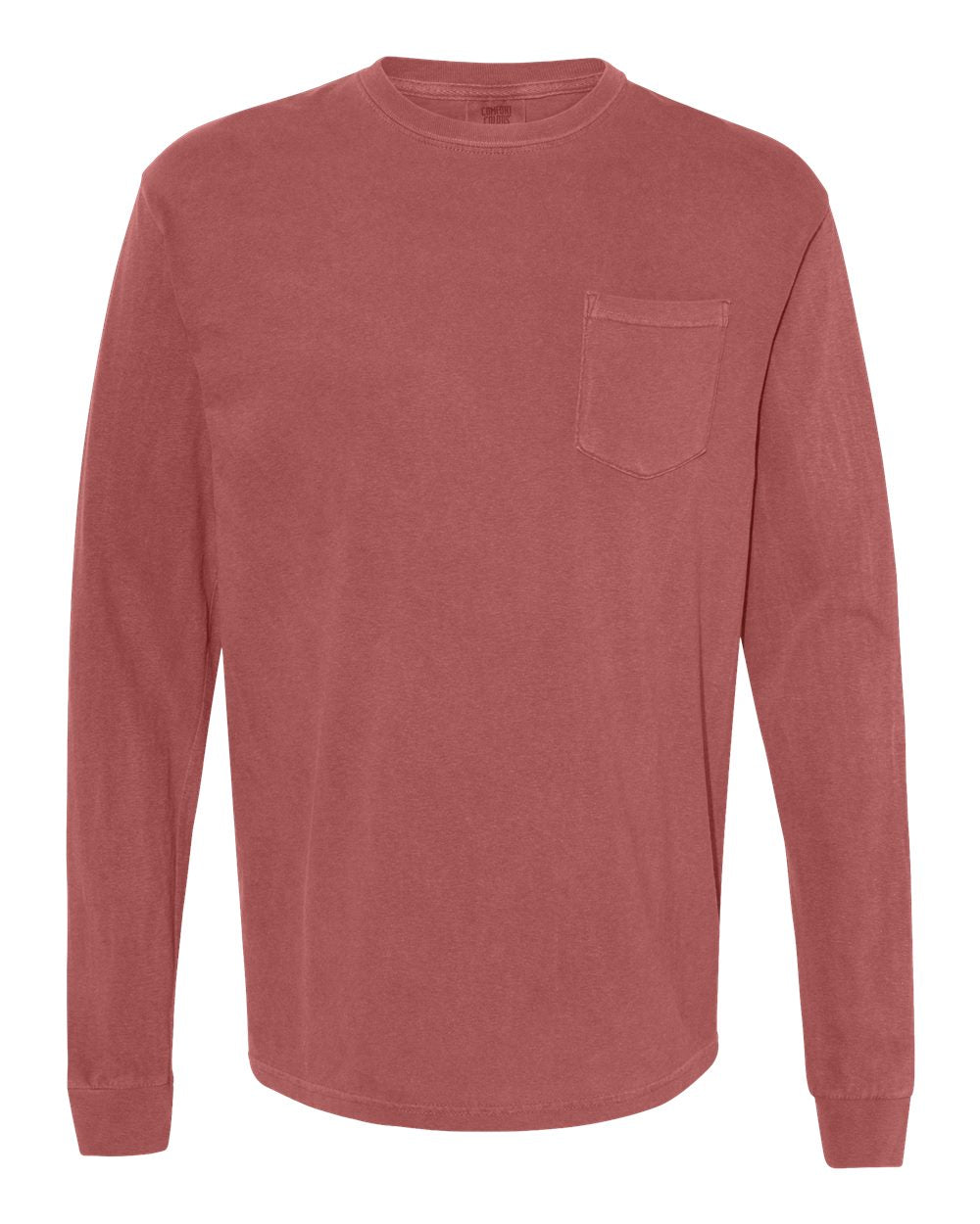 Comfort Colors - Unisex Garment-Dyed Heavyweight Long Sleeve Pocket T-Shirt - 4410