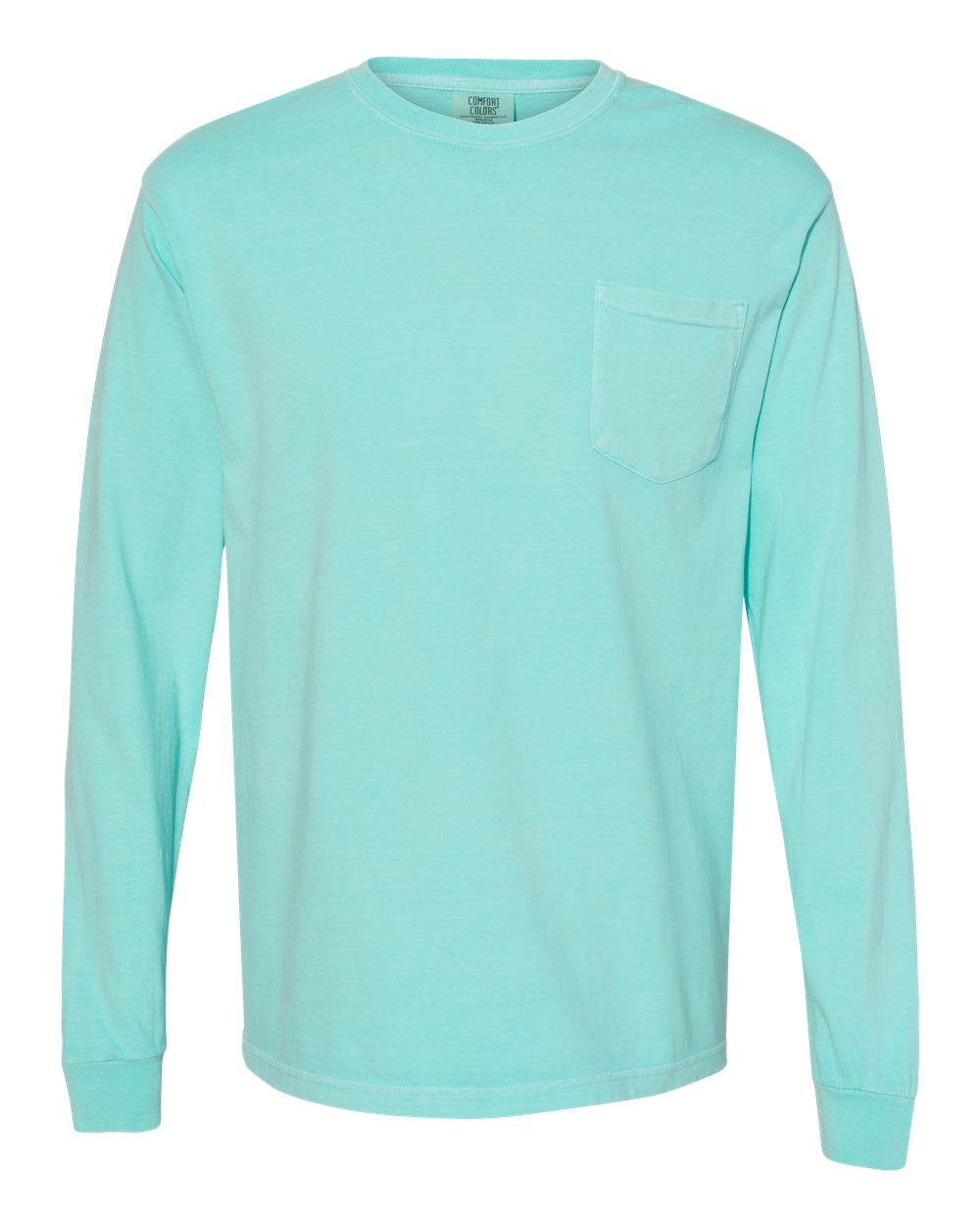 Comfort Colors - Unisex Garment-Dyed Heavyweight Long Sleeve Pocket T-Shirt - 4410
