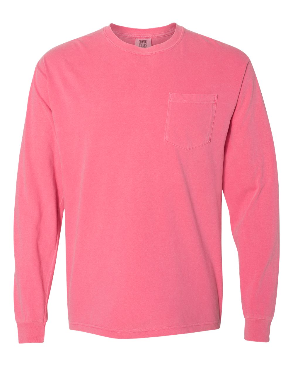 Comfort Colors - Unisex Garment-Dyed Heavyweight Long Sleeve Pocket T-Shirt - 4410
