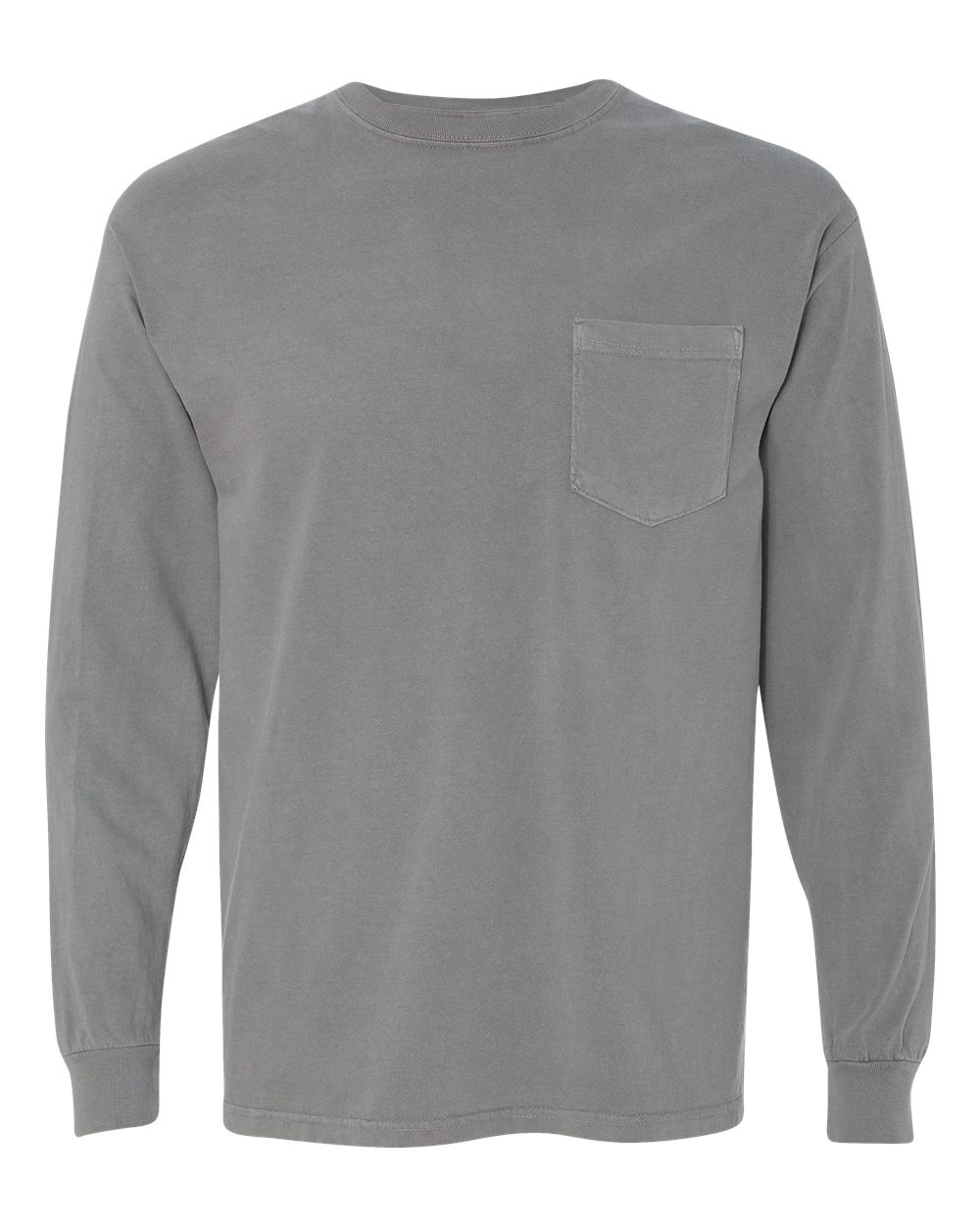 Comfort Colors - Unisex Garment-Dyed Heavyweight Long Sleeve Pocket T-Shirt - 4410