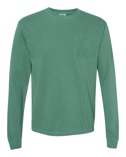 Comfort Colors - Unisex Garment-Dyed Heavyweight Long Sleeve Pocket T-Shirt - 4410