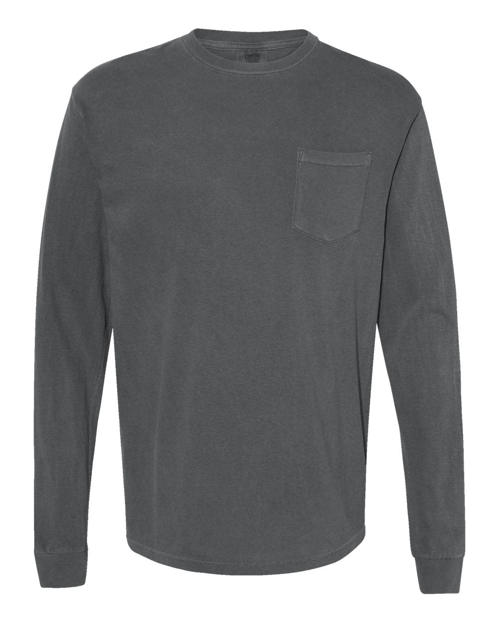 Comfort Colors - Unisex Garment-Dyed Heavyweight Long Sleeve Pocket T-Shirt - 4410