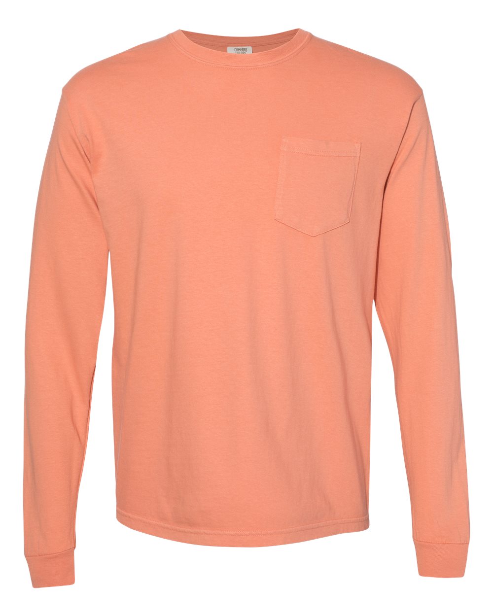 Comfort Colors - Unisex Garment-Dyed Heavyweight Long Sleeve Pocket T-Shirt - 4410