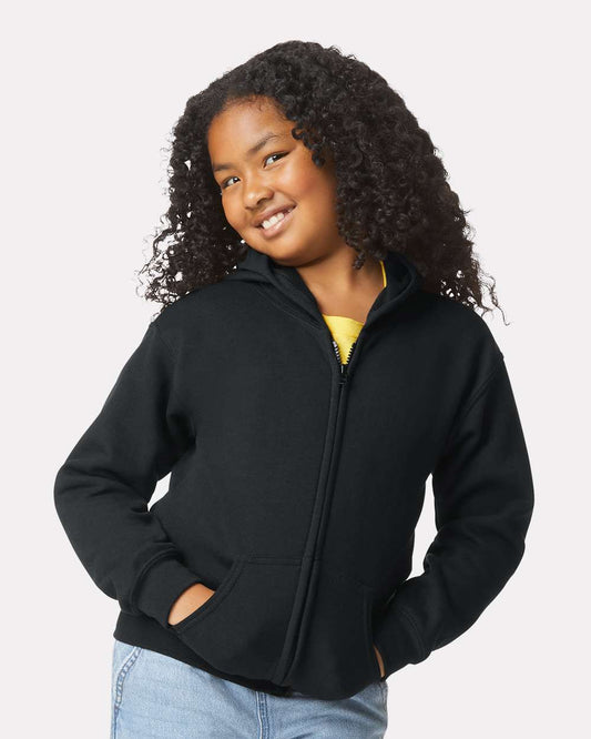 Gildan - Youth Heavy Blend™ Full-Zip Hooded Sweatshirt - 18600B