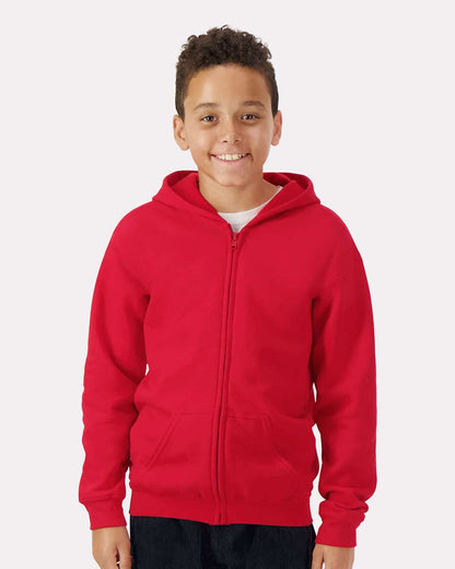 Gildan - Youth Heavy Blend™ Full-Zip Hooded Sweatshirt - 18600B