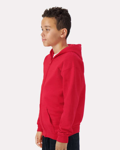 Gildan - Youth Heavy Blend™ Full-Zip Hooded Sweatshirt - 18600B