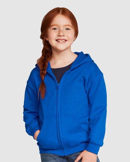 Gildan - Youth Heavy Blend™ Full-Zip Hooded Sweatshirt - 18600B