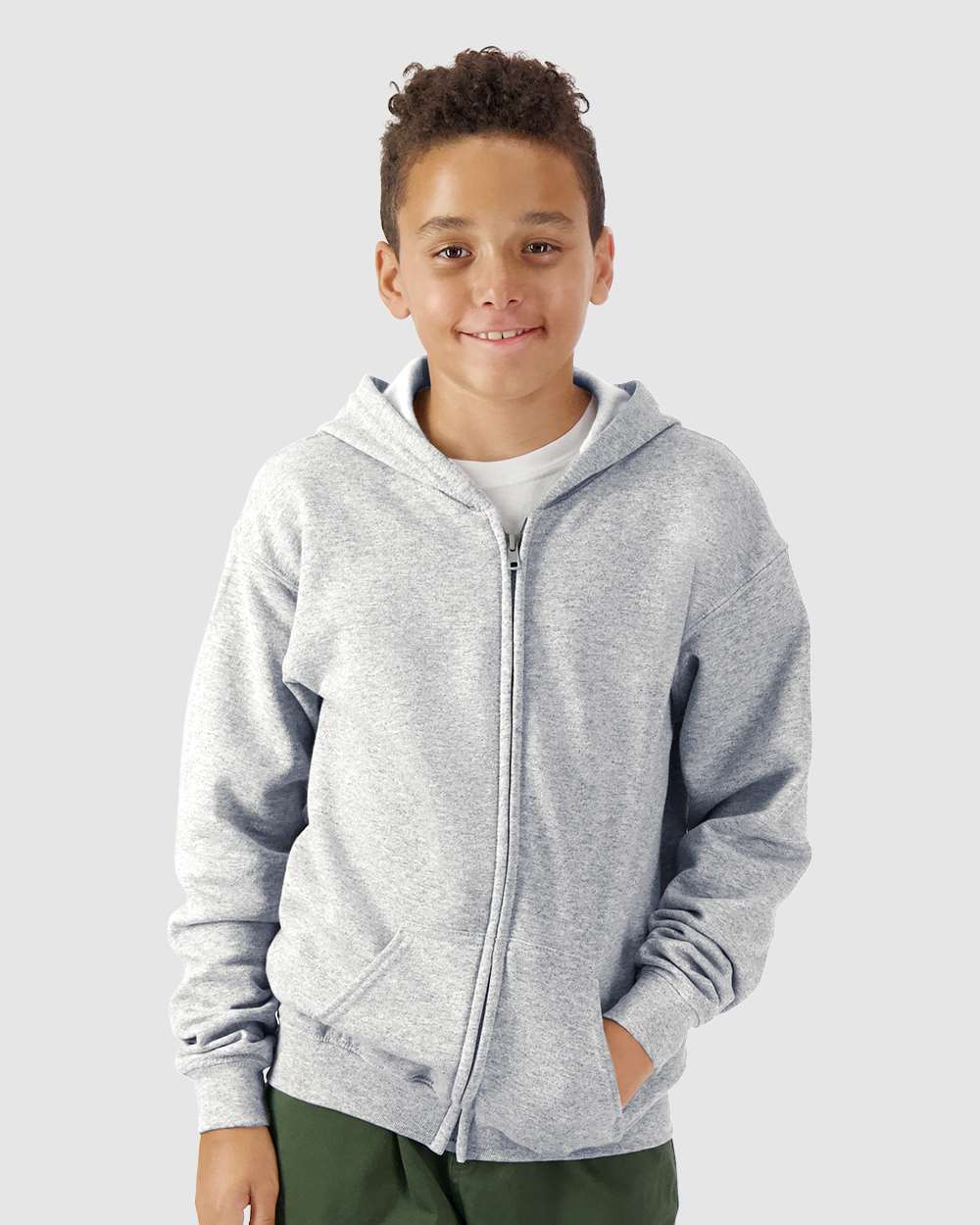 Gildan - Youth Heavy Blend™ Full-Zip Hooded Sweatshirt - 18600B