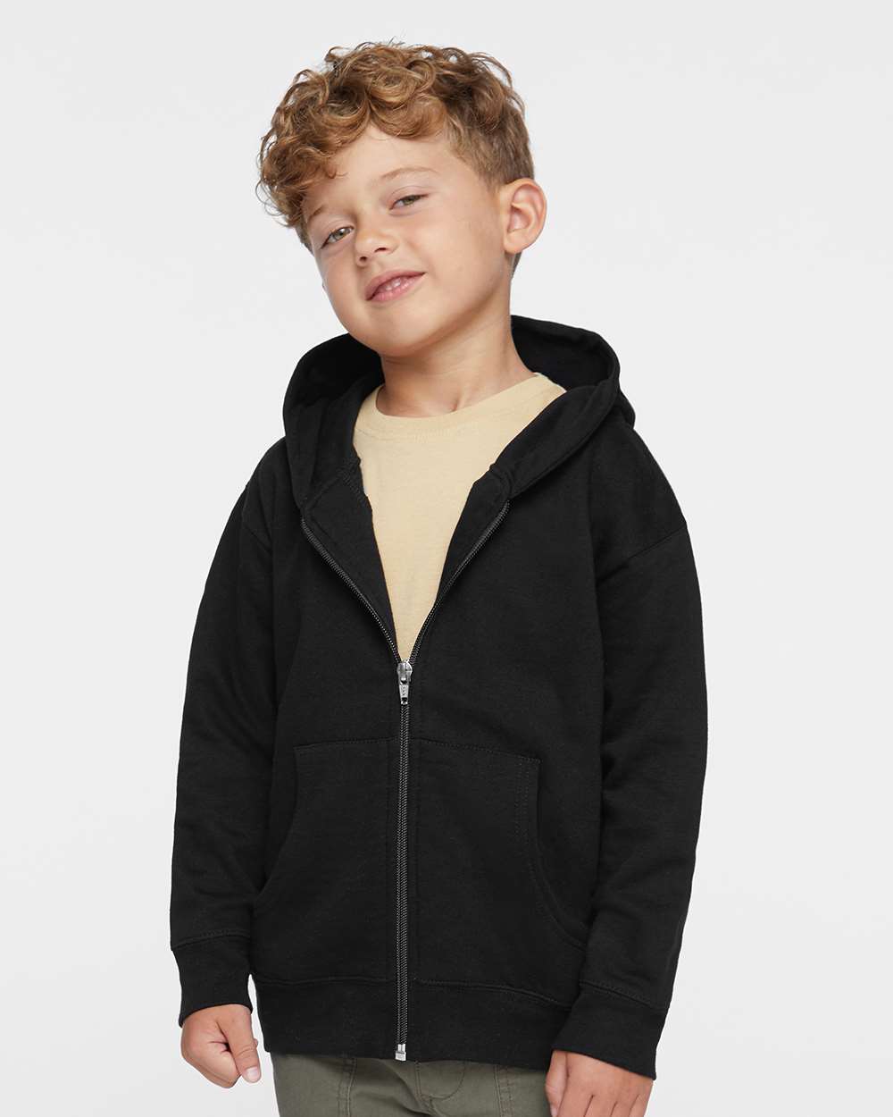 Rabbit Skins 3346 - Toddler Full-Zip Fleece Hoodie Sweatshirt