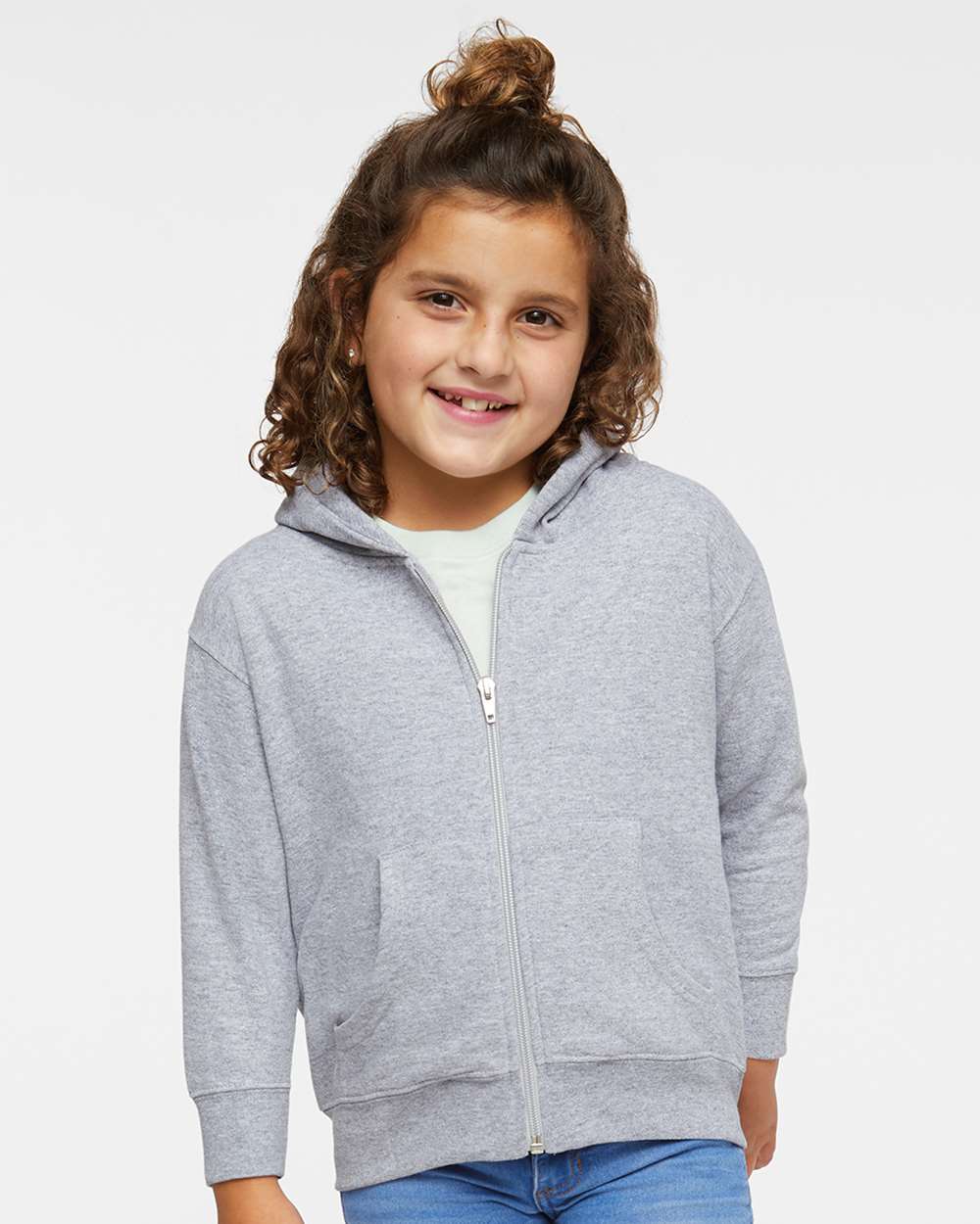 Rabbit Skins 3346 - Toddler Full-Zip Fleece Hoodie Sweatshirt