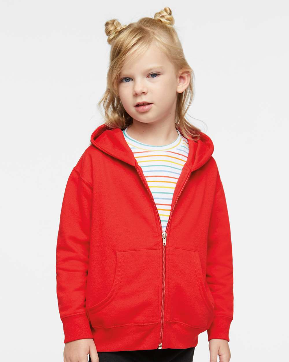 Rabbit Skins 3346 - Toddler Full-Zip Fleece Hoodie Sweatshirt