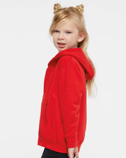 Rabbit Skins 3346 - Toddler Full-Zip Fleece Hoodie Sweatshirt