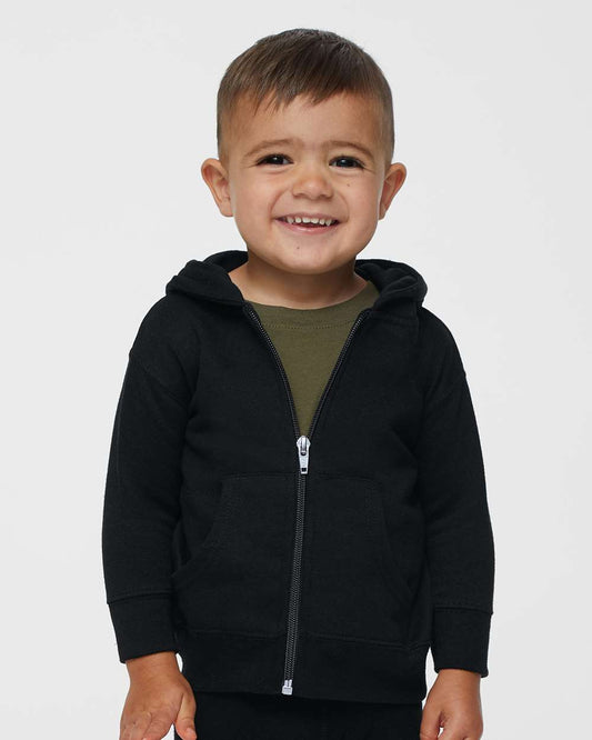 Rabbit Skins 3446 -  Infant Full-Zip Fleece Hoodie Sweatshirt