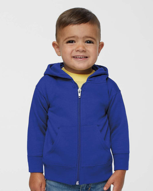 Rabbit Skins 3446 -  Infant Full-Zip Fleece Hoodie Sweatshirt