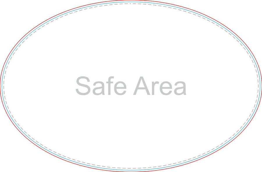 Template preview – Oval Car Door Magnets 11.5 x 17.6