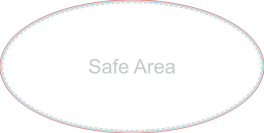 Template preview – Oval Car Door Magnets 12 x 24