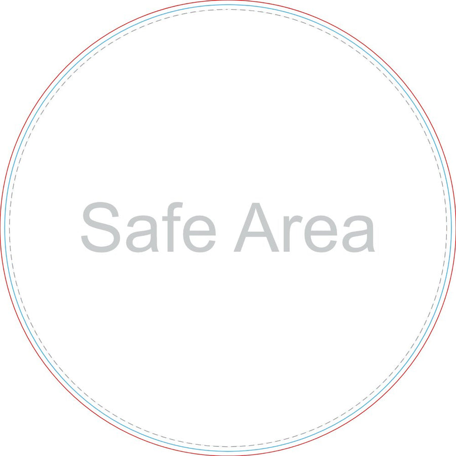 Template preview – Circle Car Door Magnets 12" x 12"