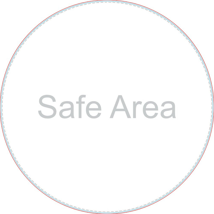 Template preview – Circle Car Door Magnets 24 x 24